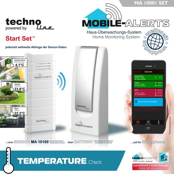 Метеостанція Technoline Mobile Alerts Start Set MA10001 (MA10001) DAS301175 фото