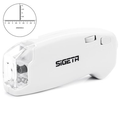 Мікроскоп SIGETA MicroGlass 40x R/T (зі шкалою) OPT-65136 фото
