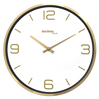 Часы настенные Technoline WT7280 Gold (WT7280) DAS302335 фото