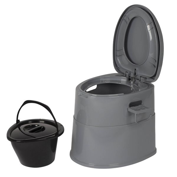 Біотуалет Bo-Camp Portable Toilet Comfort 7 Liters Grey (5502815) DAS301475 фото