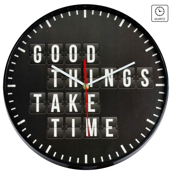 Годинник настінний Technoline 775485 Good Things Take Time (775485) DAS301212 фото