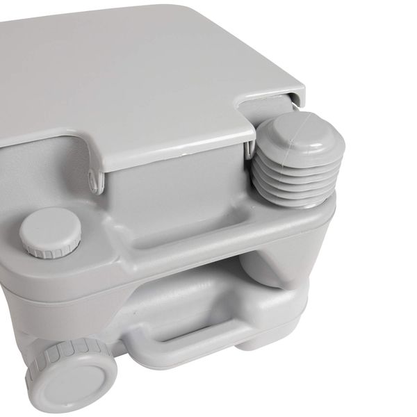Биотуалет Bo-Camp Portable Toilet Flush 10 Liters Grey (5502825) DAS301637 фото
