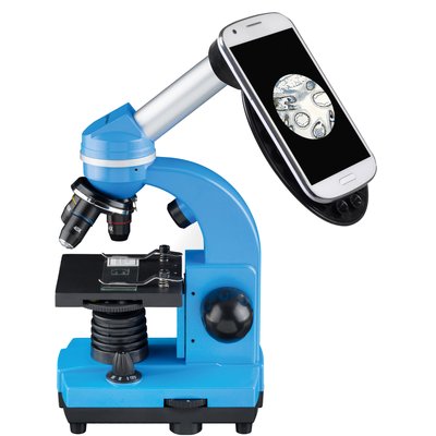 Микроскоп Bresser Biolux SEL 40x-1600x Blue с адаптером для смартфона (8855600WXH000) 926814 фото