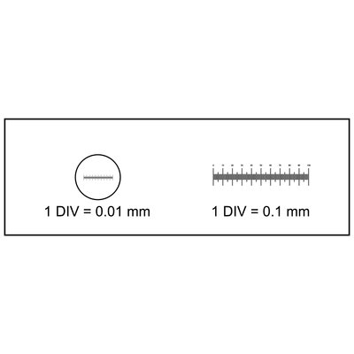 Калібрувальна лінійка SIGETA Slide-7 X 0.01мм, 0.1мм OPT-65668 фото