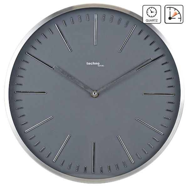 Часы настенные Technoline WT7215 Grey (WT7215) DAS301215 фото